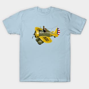 Cartoon Retro Fighter Plane T-Shirt